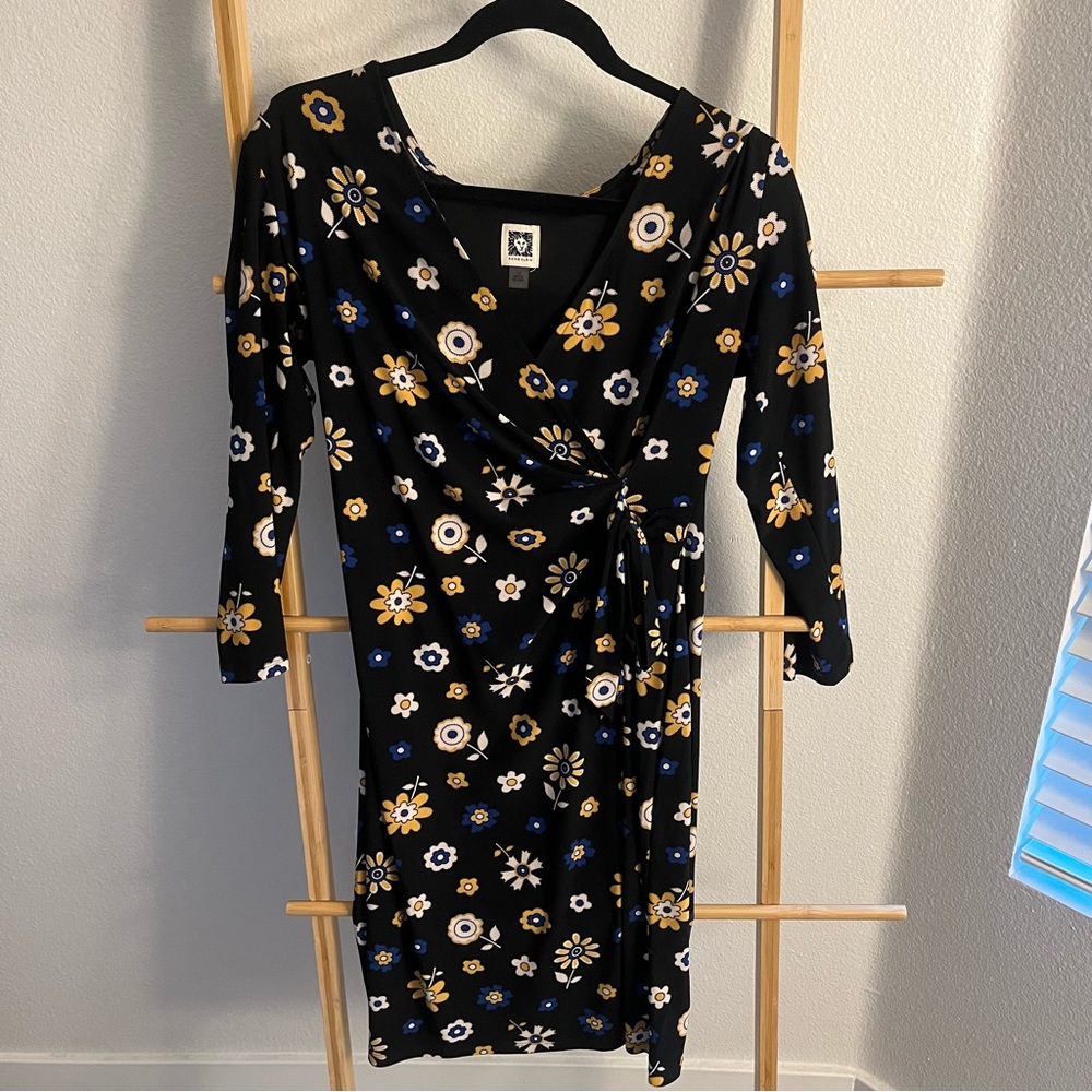 Anne Klein wrap dress size 10. Gently worn.